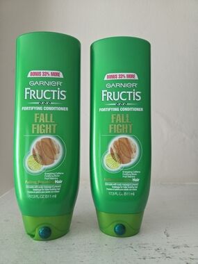 2 Garnier Fructis Fall Fight Fortifying Conditioner 17.3 Fl Oz New